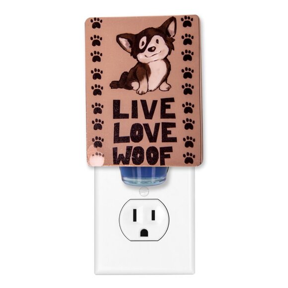 Live Love Woof Fragrance Oil Plug-In Diffuser By Mainstays - Picture 1 of 2